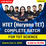 HTET (Haryana TET) TGT Science Online Live Classes | Complete Batch By Adda247