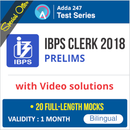 IBPS Clerk Prelims 2018 with Video Solutions Online Test Series (Special Offer) | Available In English & Hindi Medium |_3.1