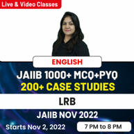 JAIIB 1000+ MCQs + Previous Year Questions + Detailed Videos | JAIIB NOV 2022 | LRB | English Batch | Live Classes By Adda247