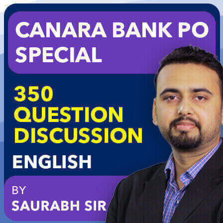 Canara Bank PO Special 350 Question Discussion By Saurabh Sir (Live Classes) | Latest Hindi Banking jobs_3.1