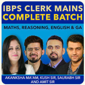 Complete IBPS Clerk Mains Batch By Kush Sir, Akanksha Ma'am, Saurabh Sir and Amit Sir (Live Classes) |_3.1