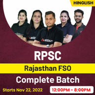 Rajasthan FSO | Food Science | Online Live Classes By Adda247