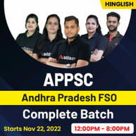 Andhra Pradesh FSO | Food Science | Complete Batch | Online Live Classes By Adda247