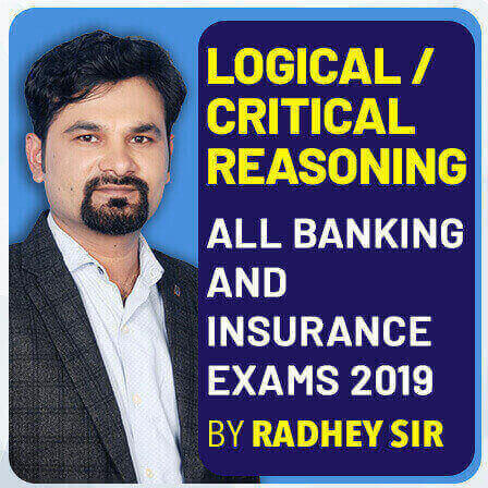 Logical/Critical Reasoning for For All Banking and Insurance Exams 2019 By Radhey Sir (Live Classes) |_3.1