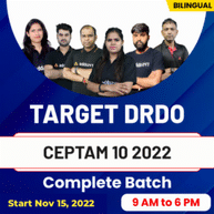 TARGET DRDO CEPTAM (STA-B) & (Tech -A) 2022 Complete Batch | Bilingual | Live Classes By Adda247