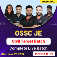 OSSC JE Civil Target Batch | Online Live Classes By Adda247