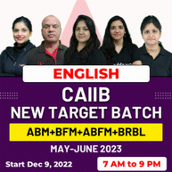 CAIIB ABM+BFM+ABFM+BRBL | NEW TARGET BATCH | MAY-JUNE 2023 EXAM | ENGLISH ONLINE LIVE CLASSES BY ADDA247