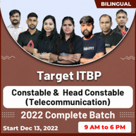 Target ITBP Constable & Head Constable (Telecommunication) 2022 Complete Batch | Bilingual | Online Live Classes By Adda247
