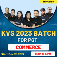 KVS 2023 Batch For PGT Commerce | Online Live Classes By Adda247