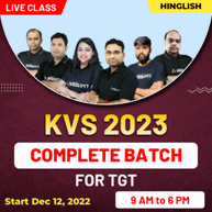 KVS 2023 Complete Batch For TGT | Hinglish | Online Live Classes By Adda247