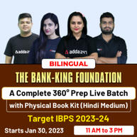 The Bank-King Foundation Pro 3.0 | A Complete 360° Prep Live Batch with Physical Book Kit (Hindi Medium) | Target IBPS 2023-24 | SBI, IBPS RRB PO & Clerk | Online Live Classes By Adda247