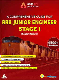 A Comprehensive Guide for RRB Junior Engineer Stage I English Printed Edition (RRB JE)