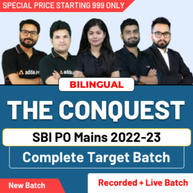 The Conquest | SBI PO Mains 2022-23 | Complete Target Batch | Online Live Classes By Adda247