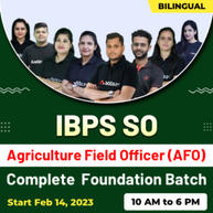 IBPS SO Agriculture Field Officer (AFO) Complete Foundation Batch 2023 | Online Live Classes By Adda247
