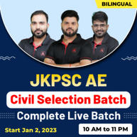 JKPSC AE Civil Selection 2023 Batch | Online Live Classes By Adda247