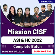 Mission CISF ASI & HC 2022 Complete Batch | Bilingual | Online Live Classes By Adda247