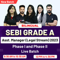 SEBI GRADE A | Asst. Manager Legal Stream 2023 Batch | Online Live Classes By Adda247