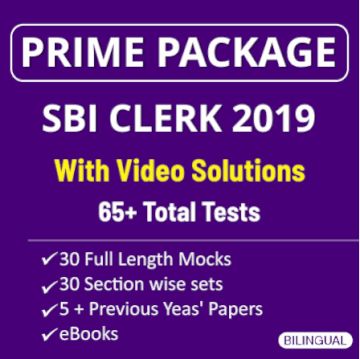 SBI Clerk Prime with Video Solutions 2019 Online Test Series |_3.1