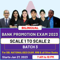 BANK PROMOTION EXAM | SCALE 1 TO SCALE 2 |  BATCH 3 | (For SBI, NATIONALISED EXAM, RRB & all Other Banks) | Bilingual | Online Live Classes By Adda247