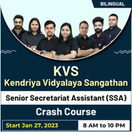 KVS - Kendriya Vidyalaya Sangathan | Senior Secretariat Assistant (SSA) Crash Course | Hinglish | Online Live Classes By Adda247