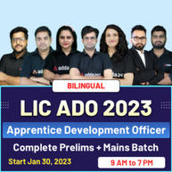LIC ADO 2023 | Apprentice Development Officer | Complete Prelims + Mains Batch | Online Live Classes By Adda247