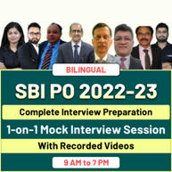 SBI PO 2022-23 | Complete Interview Preparation | 1-on-1 Mock Interview Session | With Recorded Videos | Online Live Classes By Adda247