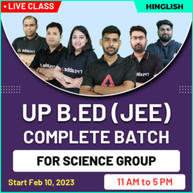 UP B.ED (JEE) Complete Batch For Science Group | Online Live Classes By Adda247