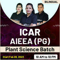 ICAR AIEEA (PG) Plant Science Batch | Online Live Classes By Adda247