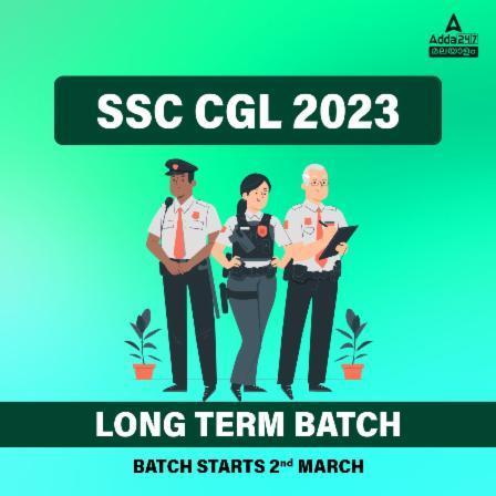 SSC CGL 2023 LONG TERM BATCH
