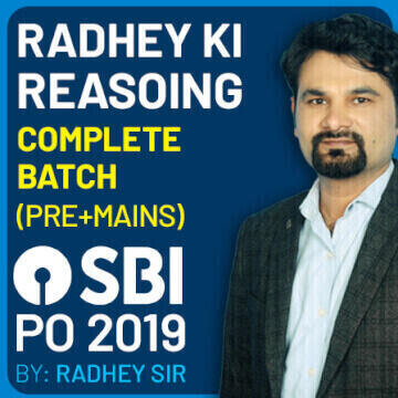 Radhey Ki Reasoning Complete Batch SBI PO 2019 By Radhey Sir | Few Seats left Book Now | Latest Hindi Banking jobs_3.1