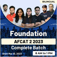 Foundation AFCAT-2 2023 Complete Batch | Bilingual | Online Live Classes By Adda247
