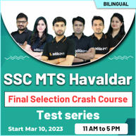 SSC MTS Havaldar Final Selection Crash Course With Test series | Hinglish | Online Live Class by Adda247