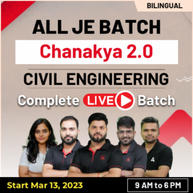Chanakya Batch For All AE/JE CIVIL 2.0 | Civil Engineering Complete Batch | Online Live Classes By Adda247