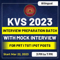 KVS 2023 One on One Mock Interview Preparation Online Live Course | Bilingual | Complete Batch By Adda247
