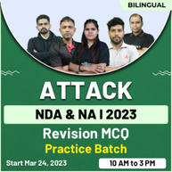 ATTACK NDA & NA I 2023 Revision MCQ Booster Batch | Bilingual | Online Live Classes By Adda247