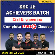 SSC JE Achievers Civil Batch | Complete Live Batch | Bilingual | Online Live Classes By Adda247