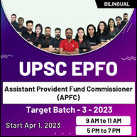 UPSC EPFO Assistant Provident Fund Commissioner (APFC) Target Batch 3 2023 | Bilingual | Online Live Classes By Adda247