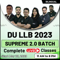 DU-LLB 2023 SUPREME 2.0 BATCH | Complete Live Classes By Adda247 (As per Latest Syllabus)