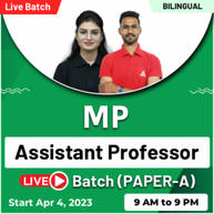 MP Assistant Professor Live Batch ( PAPER-A ) | Bilingual | Online Live Classes By Adda247