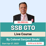 SSB GTO | Bilingual | Online Live Classes By Adda247