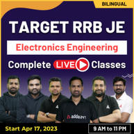 TARGET RRB JE Electronics Engineering Complete Batch | Online Live Classes By Adda247