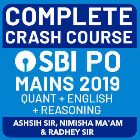 Complete Crash Course For SBI PO Mains 2019 | Live Batch |_3.1
