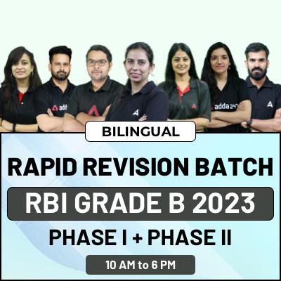 Rbi Grade B-2023 | Rapid Revision Batch For Phase I & Phase Ii ...