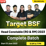 Target BSF Head Constable ( RO & RM) 2023 Complete Batch | Bilingual | Online Live Classes By Adda47