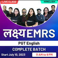 लक्ष्य | EMRS PGT English Complete Batch I Hinglish | Online Live Classes By Adda247