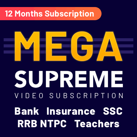 Mega Supreme Video Subscription for Bank, SSC & Teaching Exams_3.1