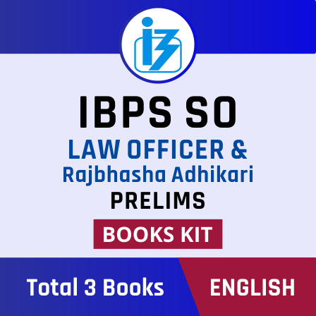 IBPS SO (Law Officer & Rajbhasha Adhikari) Prelims 2025 Books Kit(English Printed Edition)by Adda247