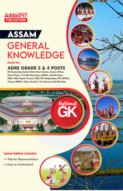 General Knowledge (National GK) Book for Assam ADRE Grade 3 & 4 Posts (English Printed Edition) by Adda247