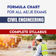 Formula Chart For All AE/JE Exams Civil Engineering Complete Syllabus | E-books By Adda247