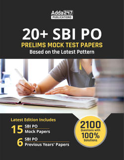 20+ SBI PO Prelims Mock Test Papers Book 2100 Questions(English Printed Edition) By Adda247